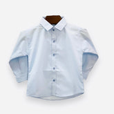 Plain Blue Formal Shirt